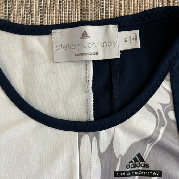 ADIDAS x STELLA McCARTNEY | Barricade Tennis Top Navy White Size Medium - Picture 2 of 3